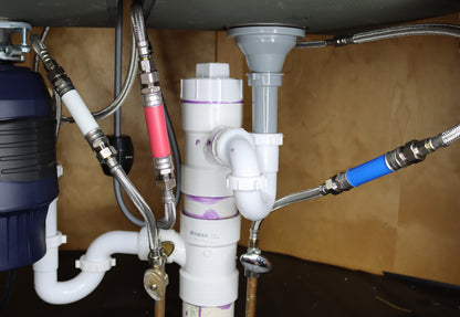 MagSert Faucet Set installed under the sink